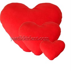 14 şubat sevgililer günü, kırmızı kalp yastık
